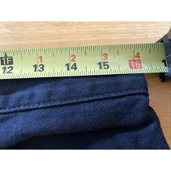 Levis 505 Jeans Men 33x32 (32x39*) Black Denim Straight Leg Cotton Zip READ - Picture 10 of 16